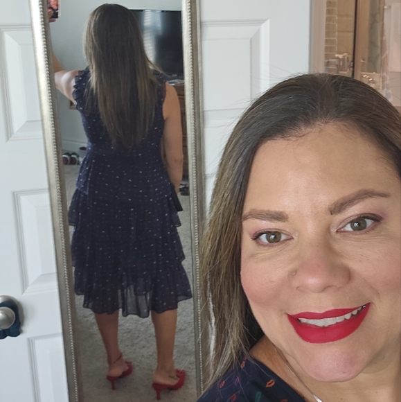 J.Crew Midi Dress 💋💋💋 - Picture 8 of 9